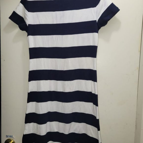 Chaps Long Tee Shirt Dress for Women - Picture 6 of 13